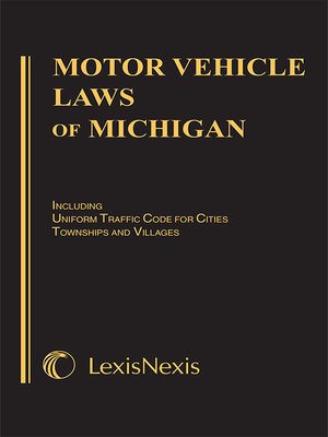 cover image of Motor Vehicle Laws of Michigan